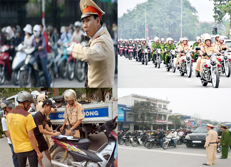 Hà Nội tăng cường đảm bảo giao thông dịp Lễ hội 2013